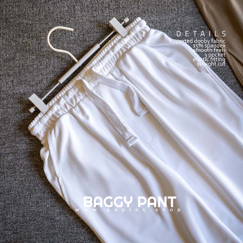 Pant 003 baggy trouser off white