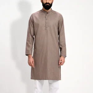 Men’s Essential Reegular Fit Panjabi With A Stylish Yoke Detail